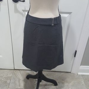 Gray career skirt
